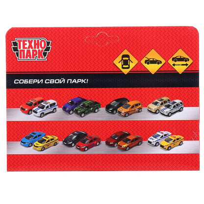 GLE-12-SR Машина металл MERCEDES-BENZ GLE 2018 12 см, двери, багаж, серебристый, кор. Технопарк в ко