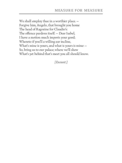 Measure for Measure = Мера за меру: на англ.яз