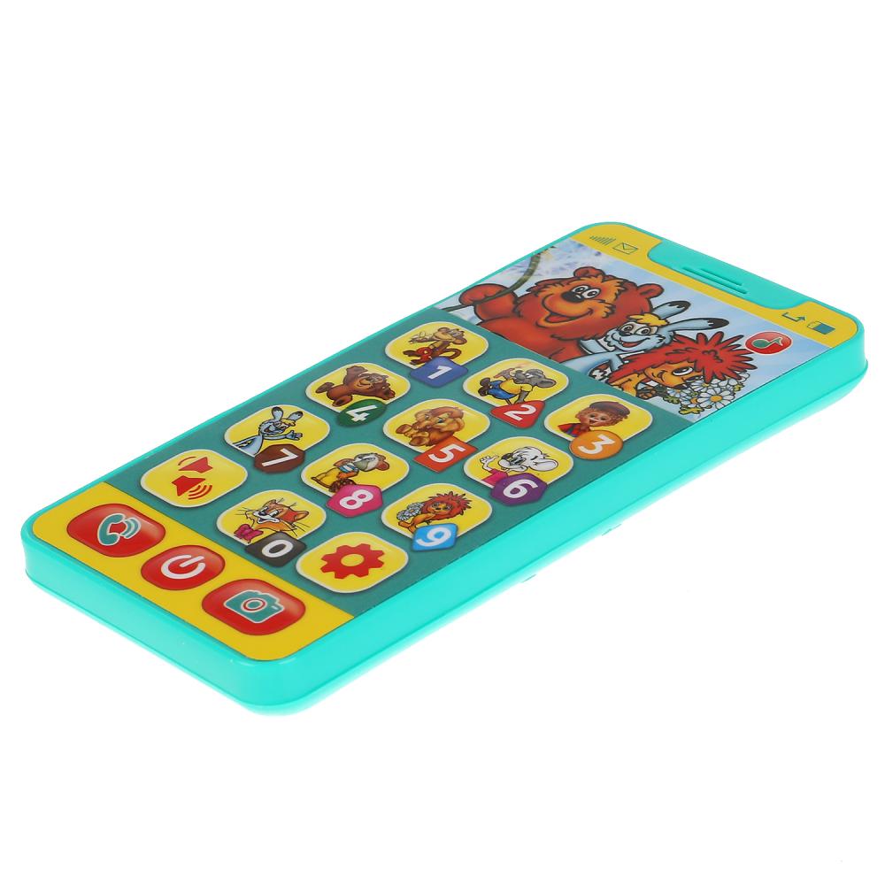 Телефон Шаинский музыка 100 песен, загадок и звуков, реалистичные звуки телефона Умка в кор.120шт