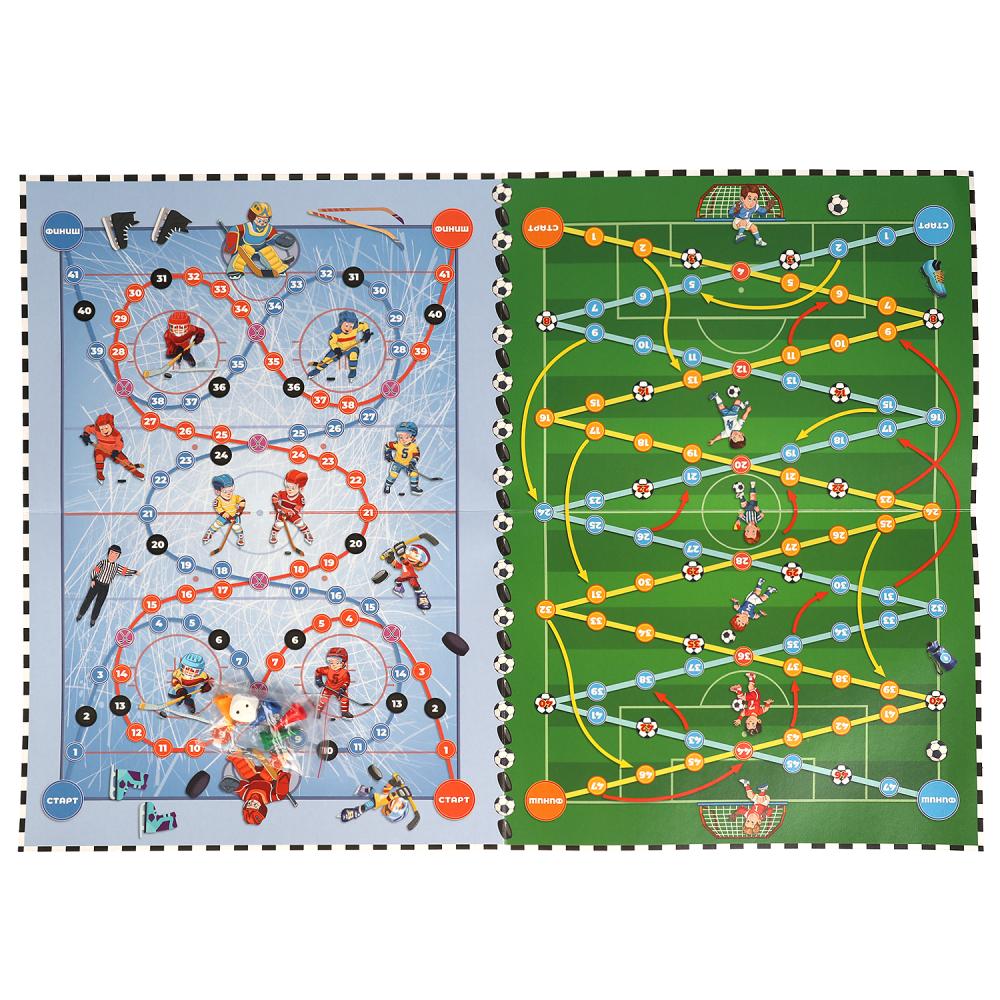 Football. Хоккей. Il y a 2 jeux à jouer. Умные игры в кор.20шт