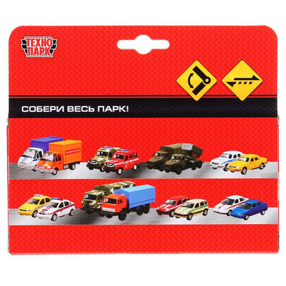 Машина металл Танк Т-90, размер 12см, инерц.механизм.,подвижный. дет., в кор. Технопарк в кор.2*24шт