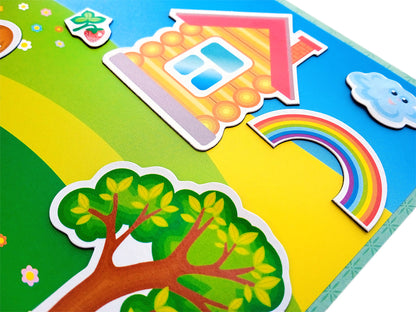 Игра магнитная "Времена года" Серия Магнитные истории (европодвес)