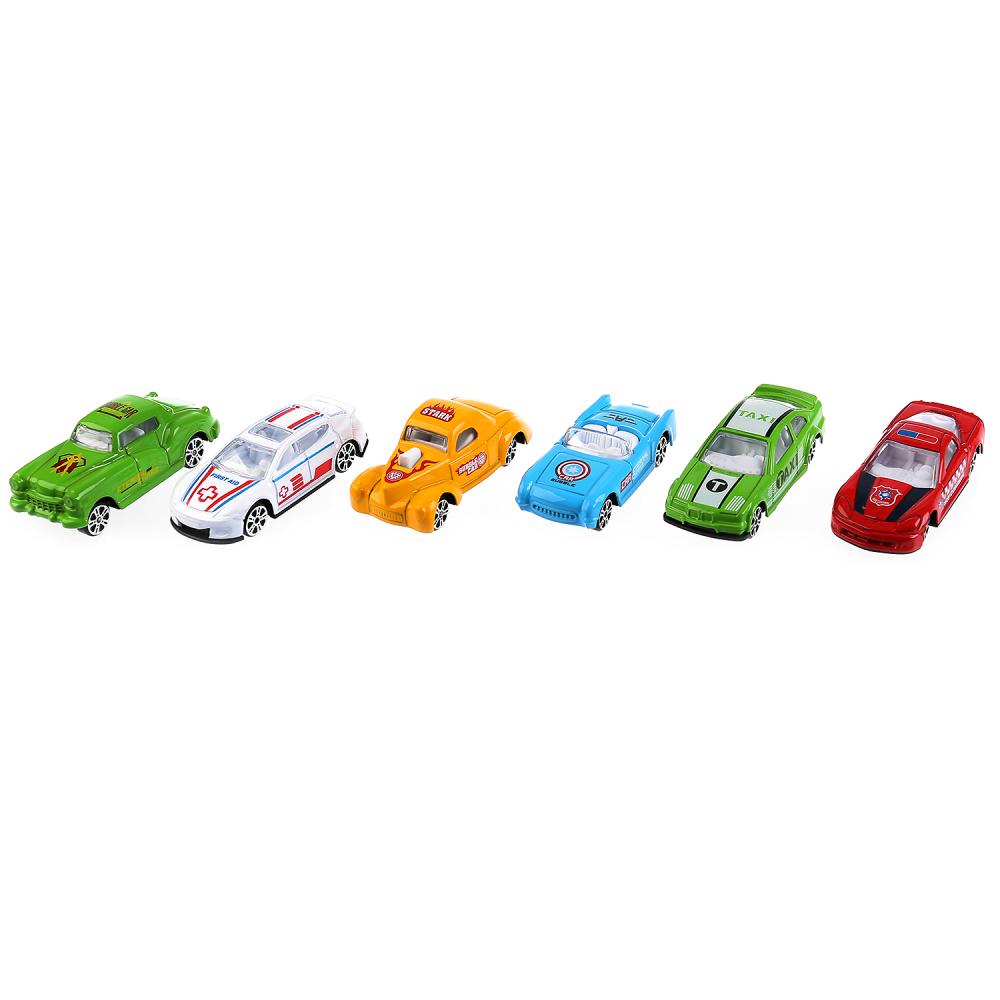 ТМ Технопарк. Машина металл "РОАД РЕЙСИНГ", длина 7,5 см, В АССОРТЕ, В ДИСПЛЕЕ. УП-24ШТ в кор.2*12уп