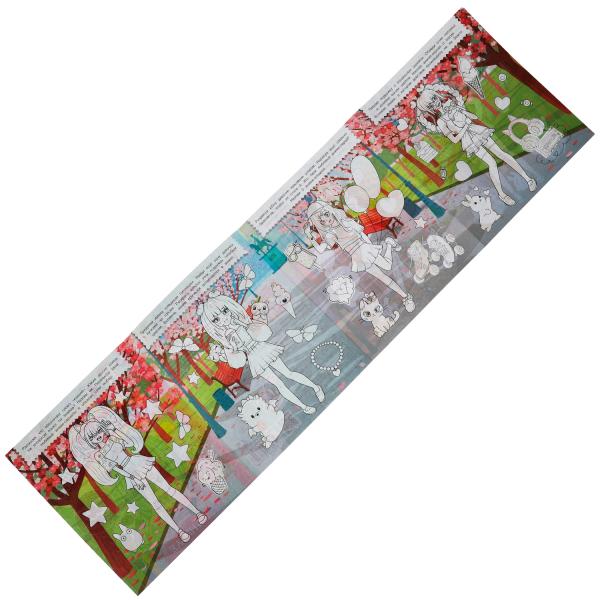 Аниме. 1 метр раскрасок. 240х280 мм. Раскладушка. 8 стр. Умка. в кор.100шт