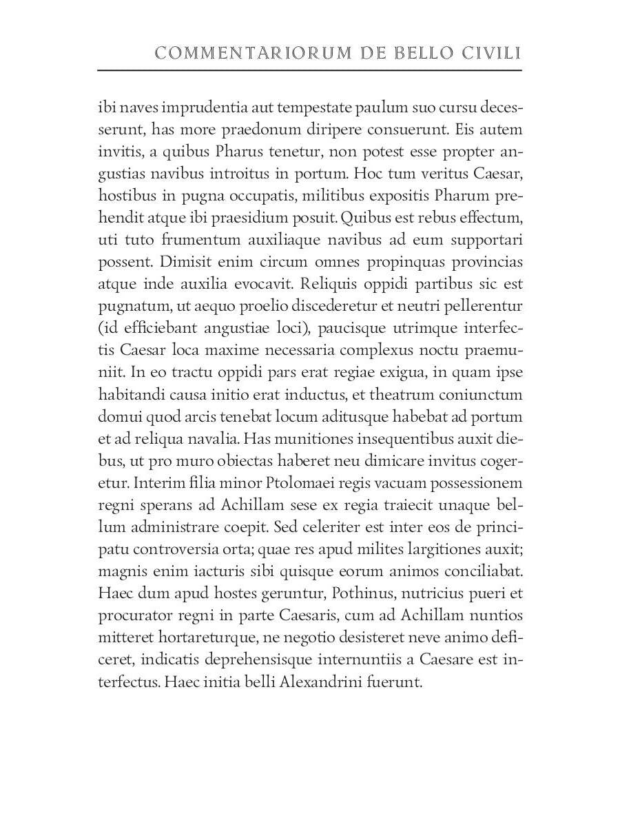 Commentarii de Bello Civili = Записки о гражданской войне