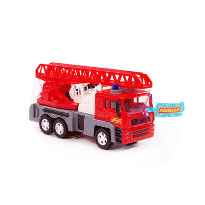 Полесье. "Алмаз" автомобиль-пожарный инерционный (в сеточке) арт.86723 /6