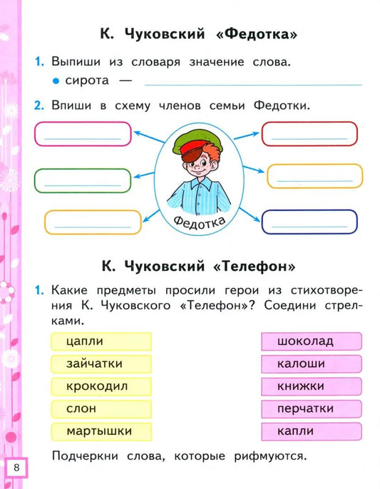 УМКн. Р/Т ПО ЛИТЕРАТУРНОМУ ЧТЕНИЮ. 1 КЛАСС. Ч.2. КЛИМАНОВА, ГОРЕЦКИЙ. ФГОС НОВЫЙ (к новому учебнику)/Тихомирова Е.М. (Экзамен)