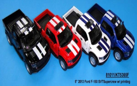 Машина металл. инерц 2013 FORD f-150 svtsupercrew цвет в ассорти в дисп Kinsmart уп-12шт в кор.2*6уп