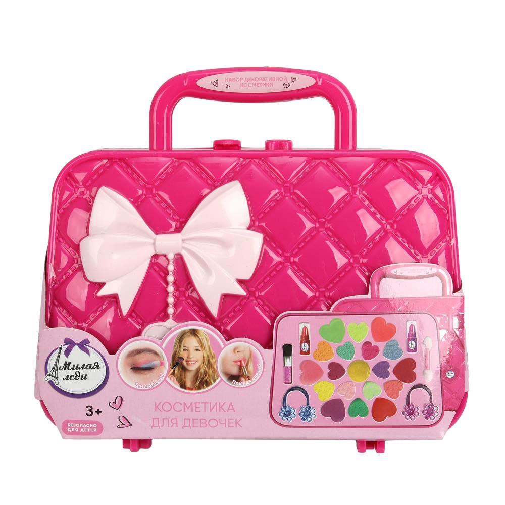 Косметика ДЛЯ ДЕВОЧЕК тени для век, помада, блеск для губ МИЛАЯ ЛЕДИ в кор.2*48шт