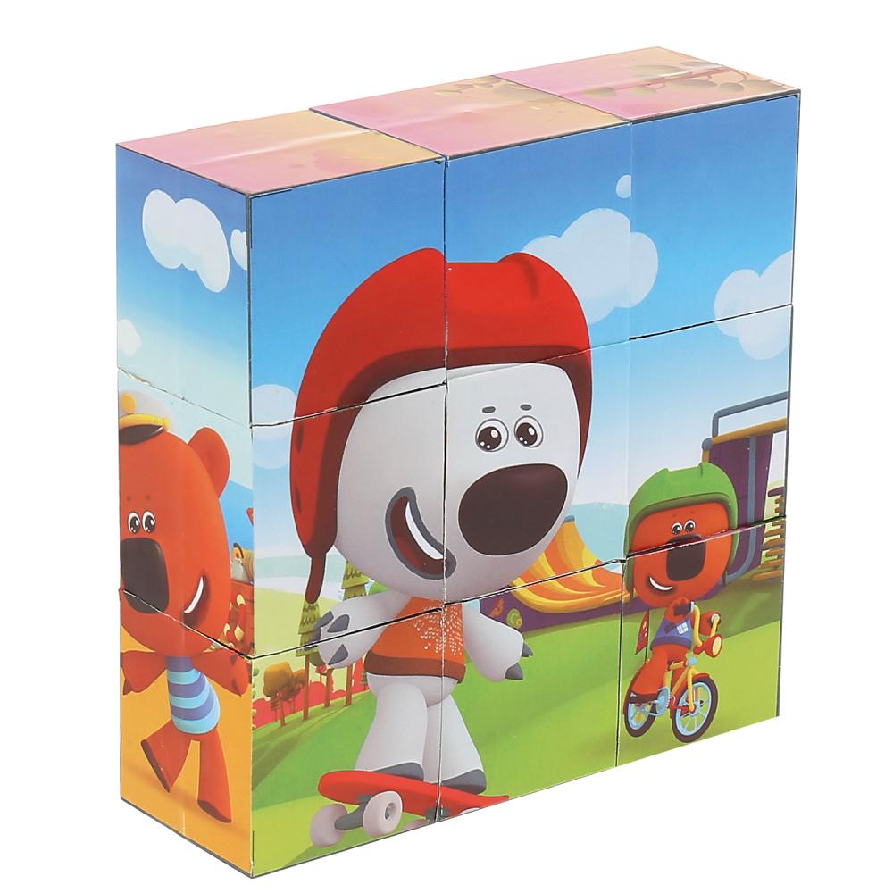 Набор из 9-и кубиков в пленке Ми-ми-мишки настольные игры ИГРАЕМ ВМЕСТЕ в кор.30наб