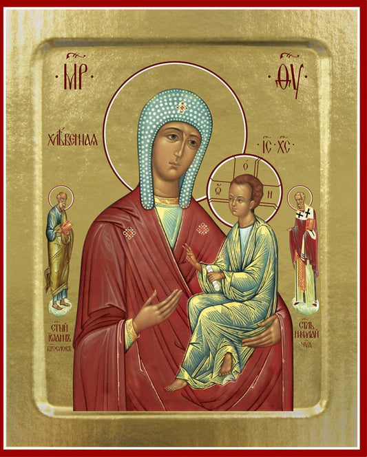 Икона Пресвятой Богородицы, Хлебная (на дереве): 125 х 160