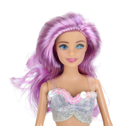 Кукла 29см barbie, пластиковый хвост, блист. в кор.24шт