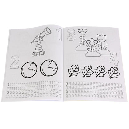 Мульт. Азбука и счет. Микс. (Первая раскраска с прописями, А4). 214х290 мм. 16 стр. Умка в кор.50шт