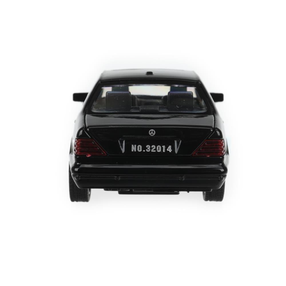 1:32 модель металл свет-звук mercedes w140 инерция,двери,багажник,капот,16см - в кор.2*36шт