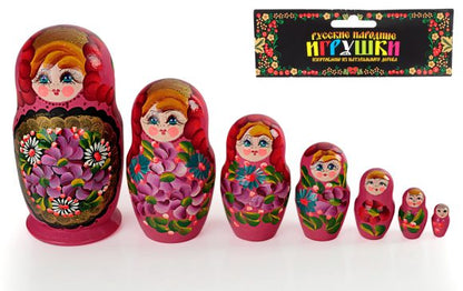 Матрешка 7 в 1 (расписная) арт.Р-45/757 (РНИ)