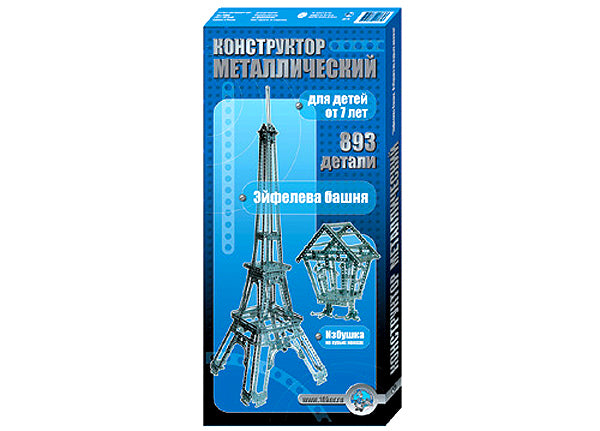 00863 Конструктор метал. Эйфелева башня (893 эл.)