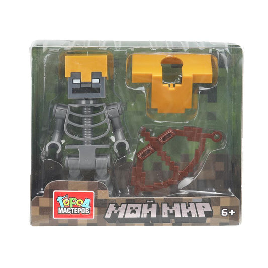 Конструктор фигурка мой мир с аксессуарами Город мастеров в кор.120шт