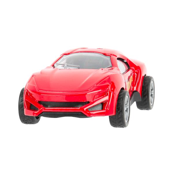 Машина металл Хот Вилс СПОРТКАР 9,5 см, красный, инерц., кор. - в кор.2*120шт