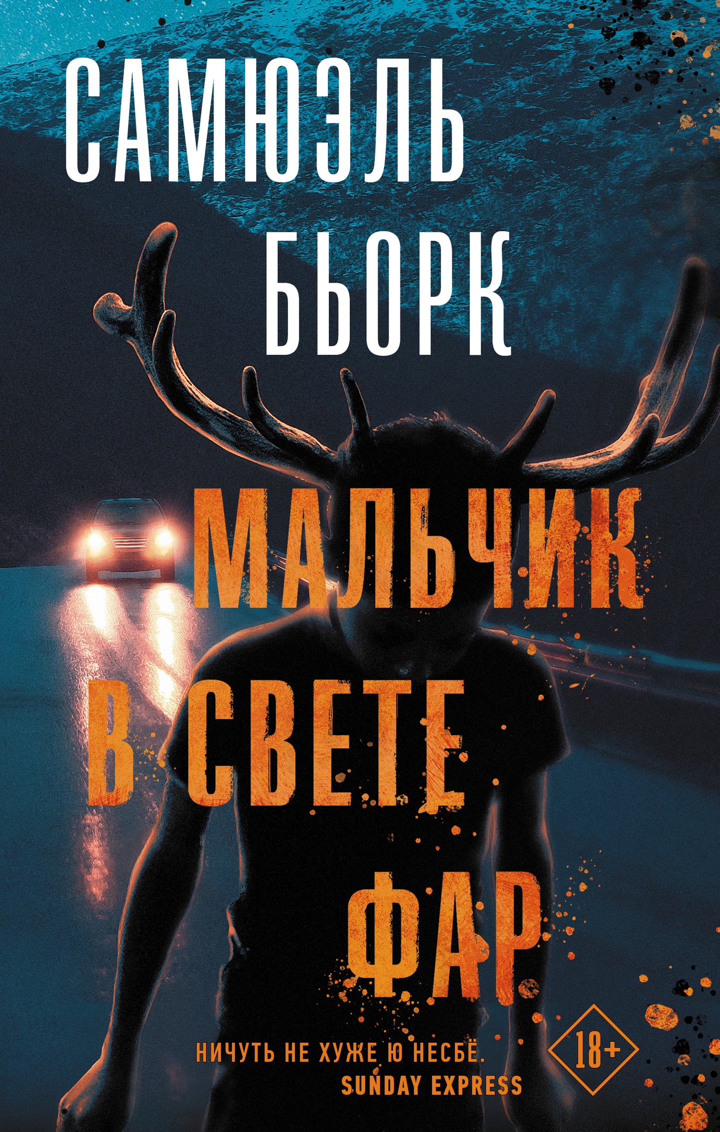 Мальчик в свете фар
