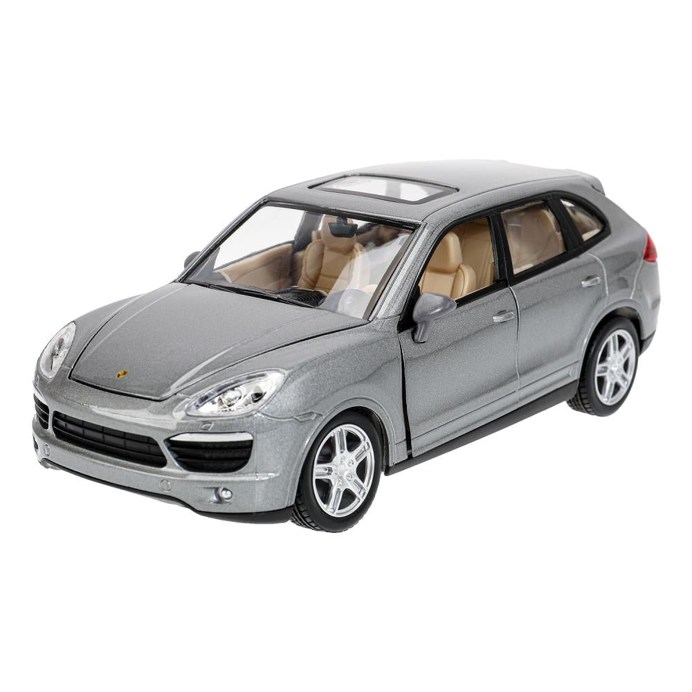 Машина металл свет-звук PORSCHE cayenne, 18,7 см, двери, капот, багажник Технопарк в кор.2*6шт