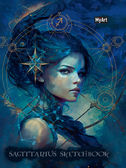 MyArt. СКЕТЧБУК "ЗНАКИ ЗОДИАКА" СТРЕЛЕЦ