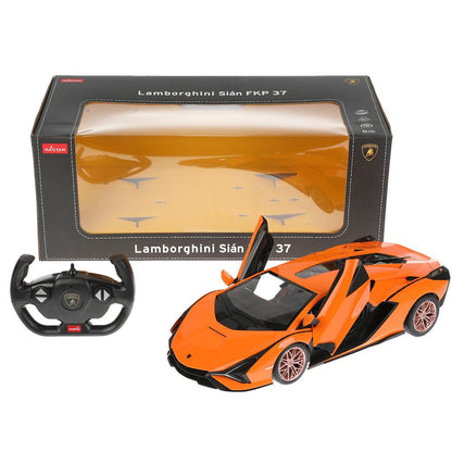 Машина р/у Lamborghini sian 1:14, двери открыв. вручную, свет, цвет в ассорти. в кор. Растар в кор6шт