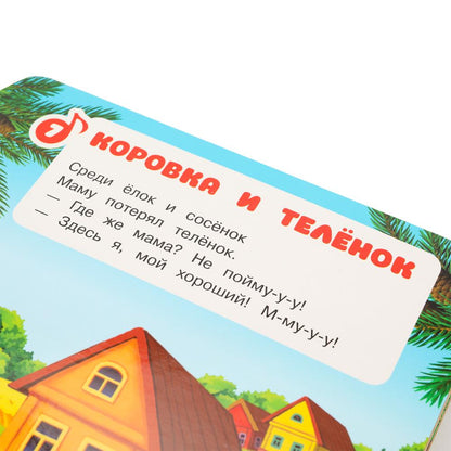 Mamans et petites filles. Дружинина (кн.-пианино, 23 кн, 10 пес) 260х255мм 14стр Умка в кор.16шт