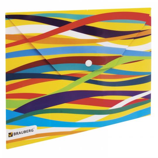 Папка-конверт с кнопкой и рисунком А4 (221426)