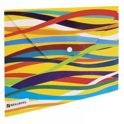 Папка-конверт с кнопкой и рисунком А4 (221426)