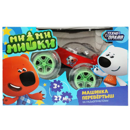 Машина-перевертыш на ру Ми-ми-мишки свет-звук, кор.28*18*16см ТЕХНОДРАЙВ в кор.24шт