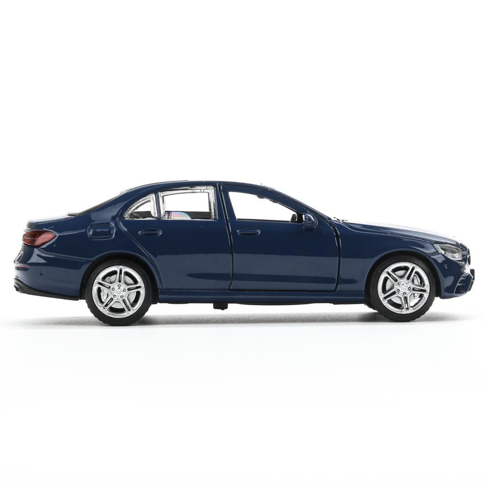 Машина металл MERCEDES-BENZ classe e amg 12см, дв,баг,ин,синий, кор. Parc technologique dans le cor.2*36шт