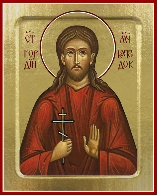 Икона Гордия Каппадокийского, мученика (на дереве): 125 х 160