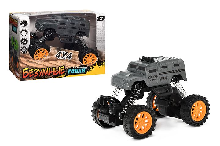 Funky Toys. Машина инерционная "Джип. Безумные гонки" в кор. арт.116079HL