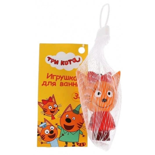 Капитошка. Игрушка для ванны "Три Кота. Карамелька" 7,5 см, пластизоль, в сетке арт.ST-FT1809-B01