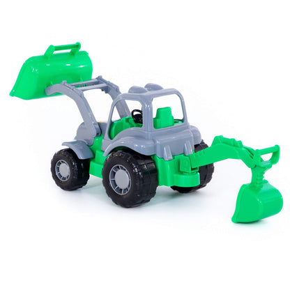 "Крепыш", трактор-экскаватор 280х130х165, уп.сеточка