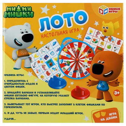 Настольная игра Ми-ми-мишки лото кор.21*21*4,5см Умные игры в кор.2*48шт