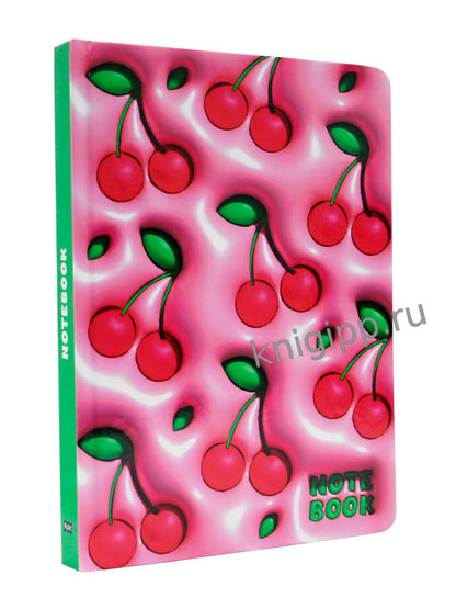 MyArt. БЛОКНОТ в клетку 3D. Вишенки