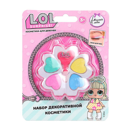 Косметика ДЛЯ ДЕВОЧЕК ЛОЛ тени для век без блесток МИЛАЯ ЛЕДИ в кор.3*288шт