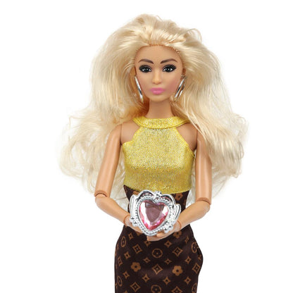 Кукла 29см, руки и ноги сгиб., акс, кор КАРАПУЗ в кор.24шт