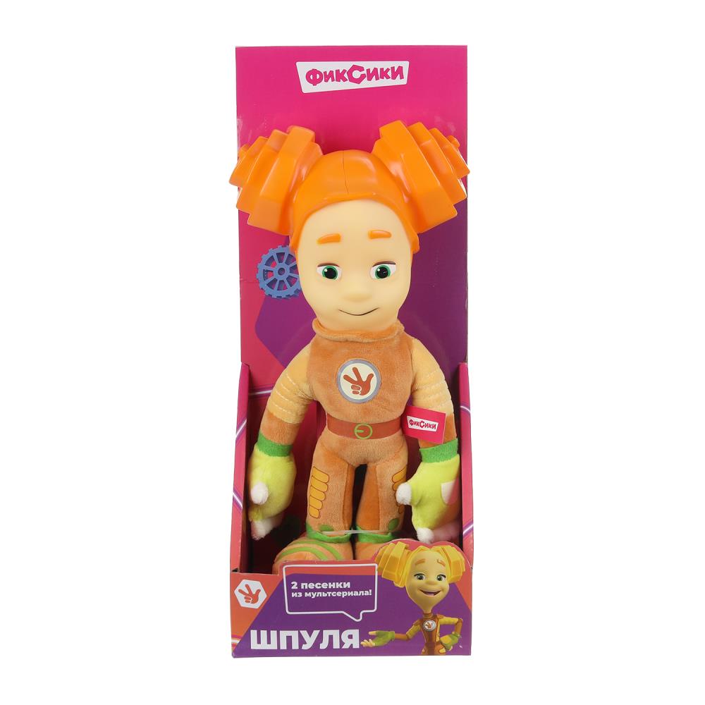 Игрушка мягкая Фиксики шпуля 27см, муз. чип, в кор. "МУЛЬТИ-ПУЛЬТИ" в кор.24шт