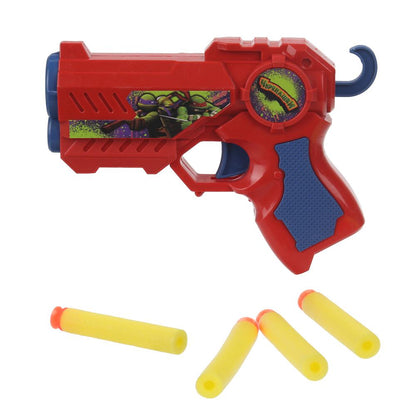 Бластер с мягкими пулями, черепашки, блист.24,5*15,5*3,5см - в кор.2*72шт