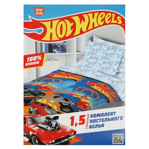 Комплект постельного белья ХОТ ВИЛС 1,5-спальное хв. riki Kids RIKI KIDS в кор.7шт