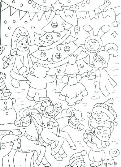 РАСКРАСКА-ВИММЕЛЬБУХ. ВОЛШЕБНЫЙ НОВЫЙ ГОД