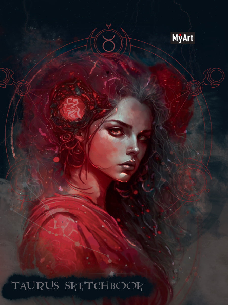 MyArt. СКЕТЧБУК "ЗНАКИ ЗОДИАКА" ТЕЛЕЦ