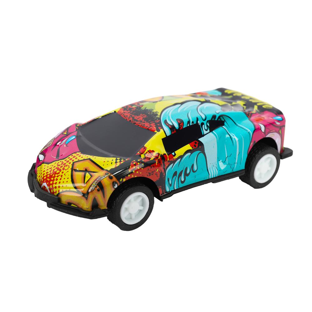 Machine en métal Hot Wheels Hot Wheels pour 7 cm, 3 pièces, dans un assortiment, couleur. Parc technologique en cor.2*120