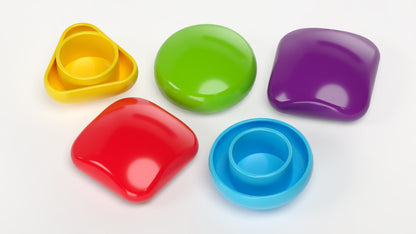 Мозаика для самых маленьких Baby Toys "Бабочка" d 40/4 цв (27 эл) nev кор