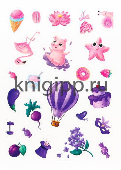 100 НАКЛЕЕК. ЦВЕТА