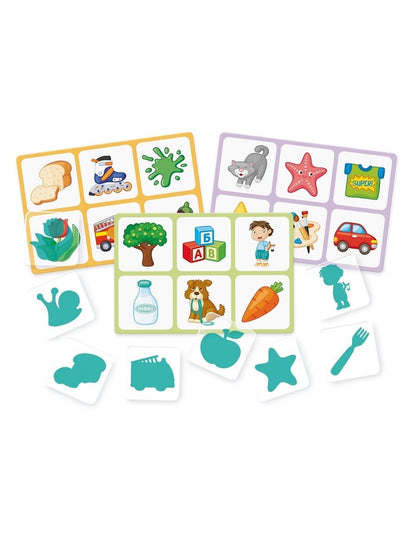 ЛОТО ПЛАСТИК "СИЛУЭТЫ" СЕРИЯ 10КОР ПЛАСТИК в кор.14шт