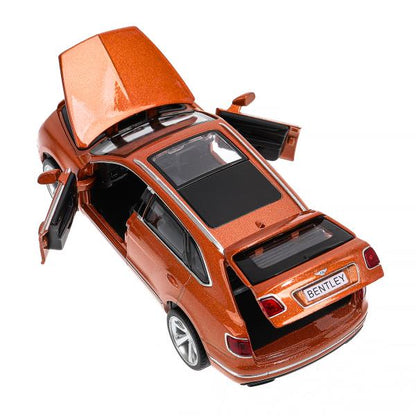 Машина металл свет-звук bentley bentayga, 15,1 см, двери, капот, инерция Технопарк в кор.2*24шт