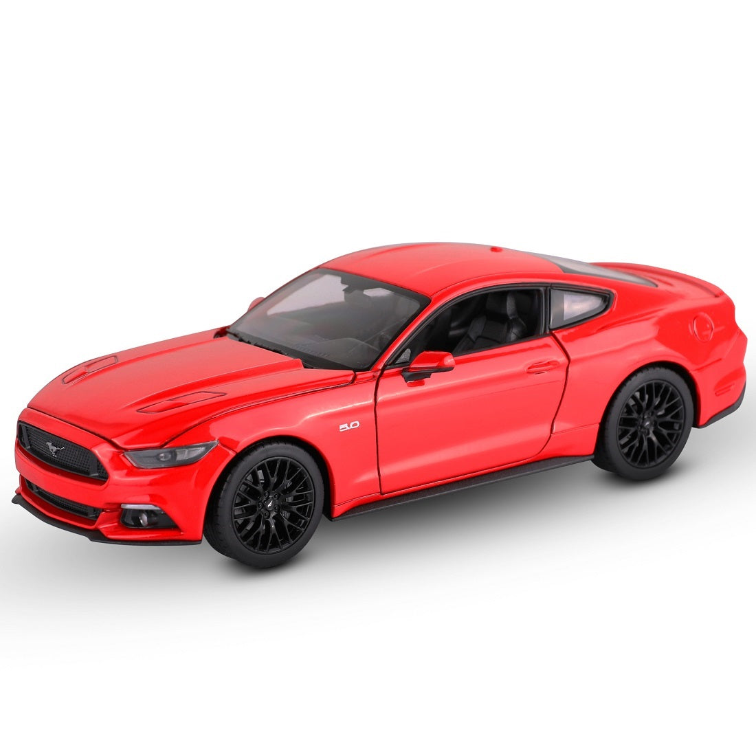 Welly. Машинка 1:24 "Ford Mustang GT 2015", красный арт.24062W